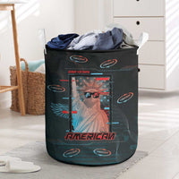 United States 250th Anniversary Laundry Basket Statue Of Liberty Cyberpunk Style - Wonder Print Shop