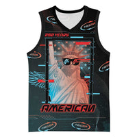 United States 250th Anniversary Basketball Jersey Statue Of Liberty Cyberpunk Style - Wonder Print Shop