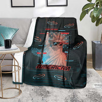United States 250th Anniversary Blanket Statue Of Liberty Cyberpunk Style - Wonder Print Shop
