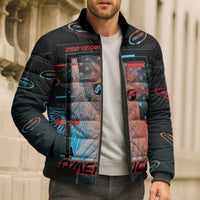 United States 250th Anniversary Bomber Puffer Jacket Statue Of Liberty Cyberpunk Style - Wonder Print Shop
