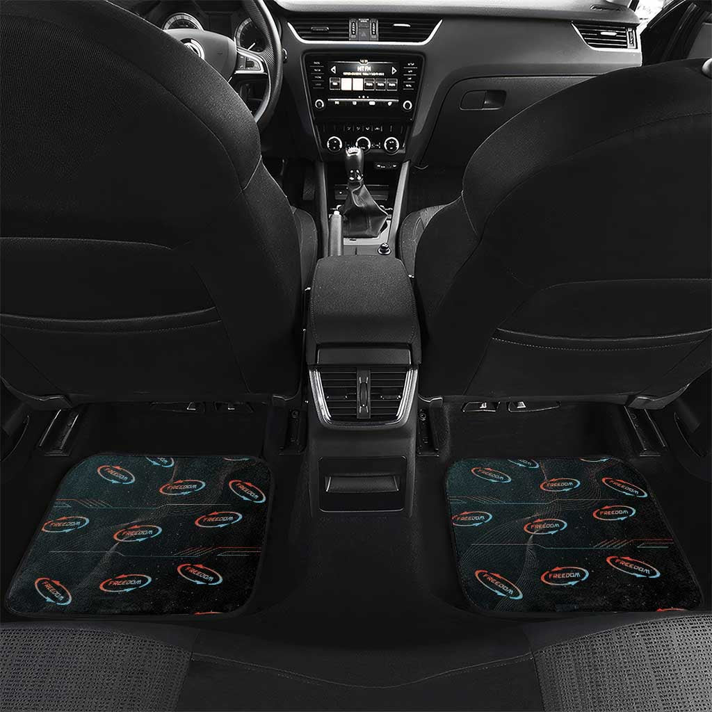 United States 250th Anniversary Car Mats Statue Of Liberty Cyberpunk Style - Wonder Print Shop