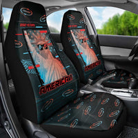 United States 250th Anniversary Car Seat Cover Statue Of Liberty Cyberpunk Style - Wonder Print Shop