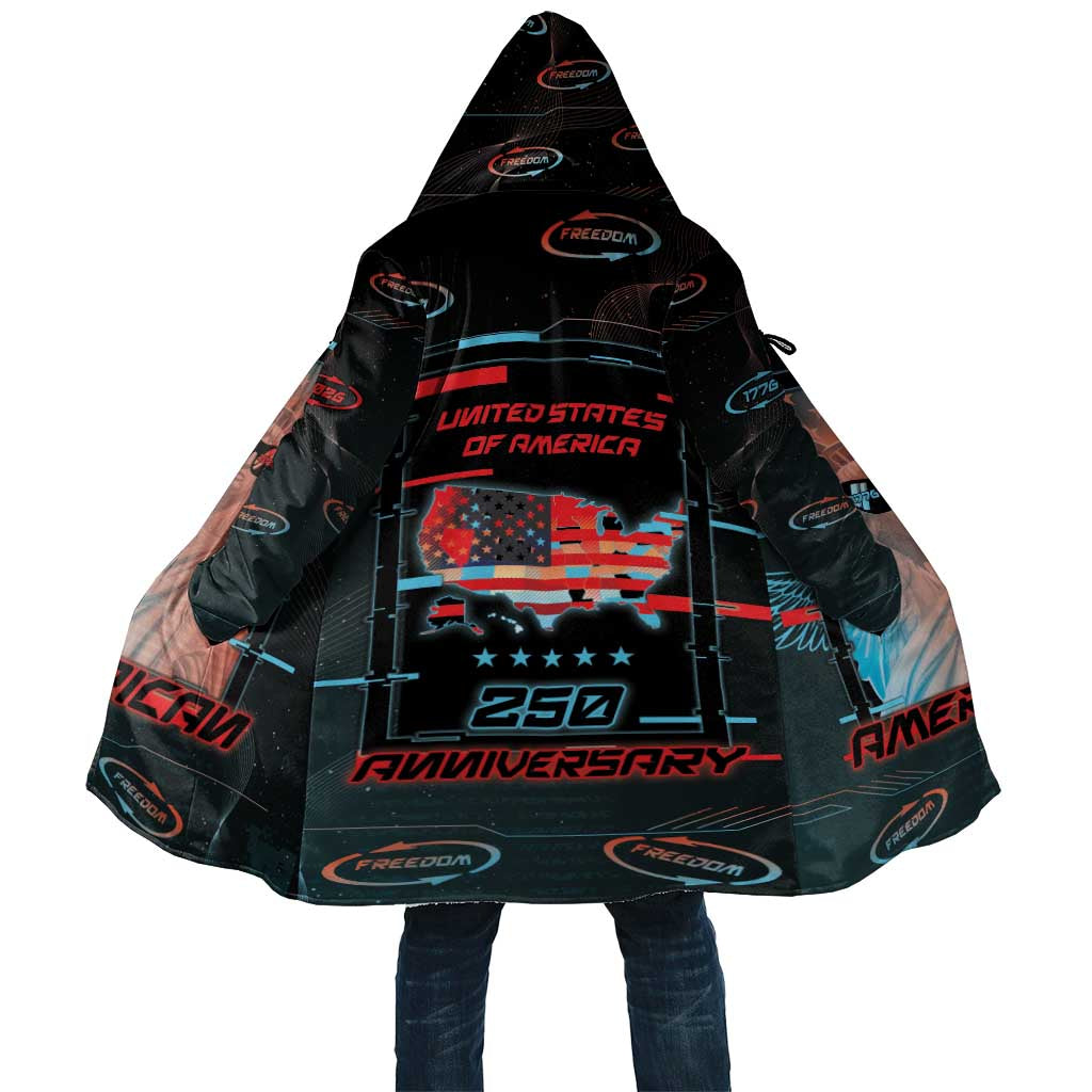 United States 250th Anniversary Cloak Statue Of Liberty Cyberpunk Style - Wonder Print Shop