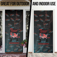 United States 250th Anniversary Door Cover Statue Of Liberty Cyberpunk Style - Wonder Print Shop