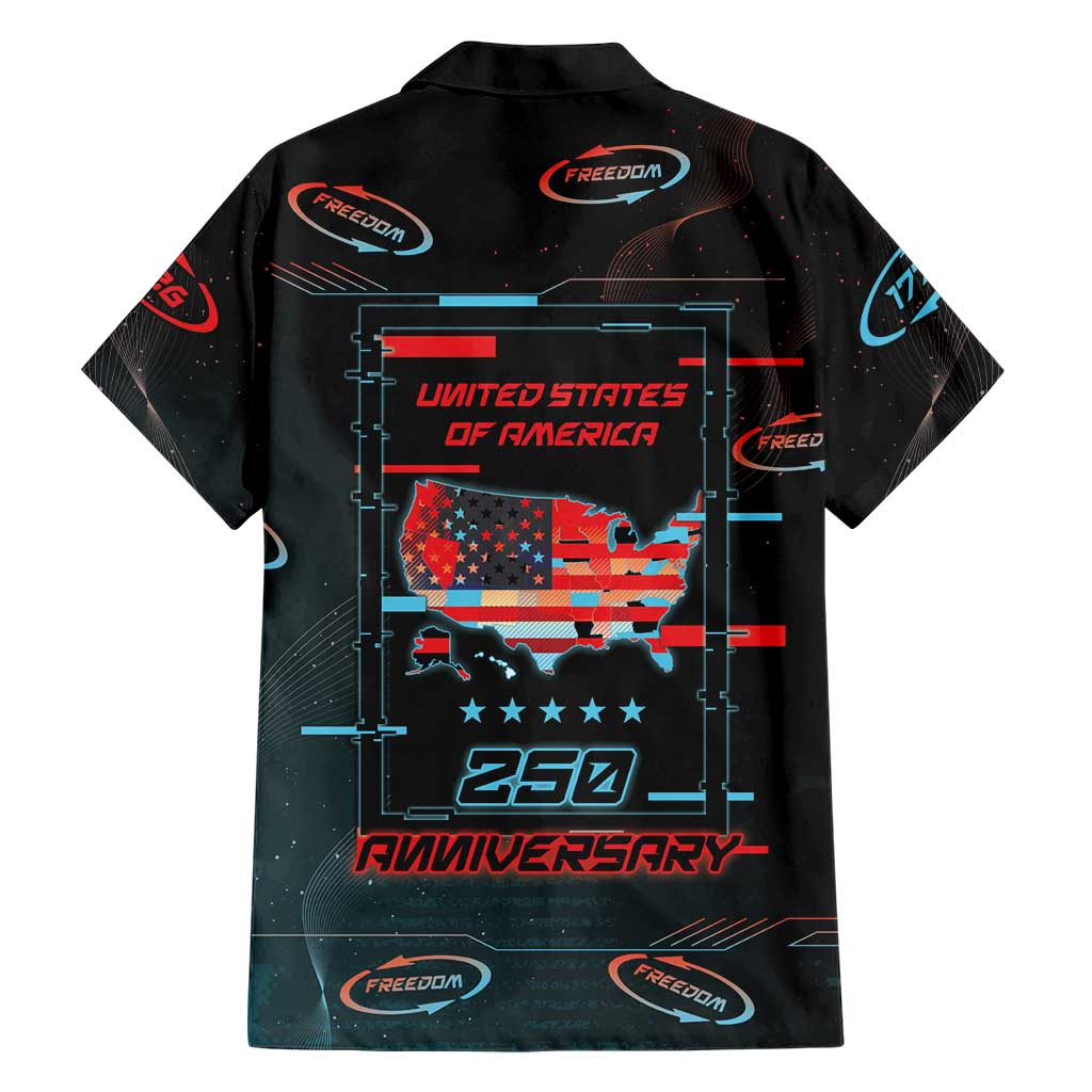 United States 250th Anniversary Family Matching Mermaid Dress and Hawaiian Shirt Statue Of Liberty Cyberpunk Style - Wonder Print Shop