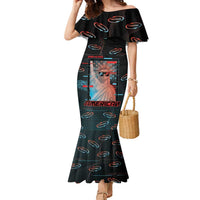 United States 250th Anniversary Family Matching Mermaid Dress and Hawaiian Shirt Statue Of Liberty Cyberpunk Style - Wonder Print Shop