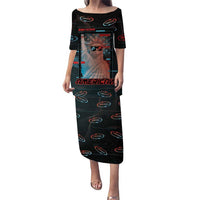 United States 250th Anniversary Family Matching Puletasi and Hawaiian Shirt Statue Of Liberty Cyberpunk Style - Wonder Print Shop