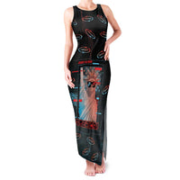 United States 250th Anniversary Family Matching Tank Maxi Dress and Hawaiian Shirt Statue Of Liberty Cyberpunk Style - Wonder Print Shop