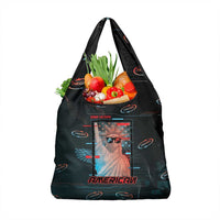 United States 250th Anniversary Grocery Bag Statue Of Liberty Cyberpunk Style - Wonder Print Shop