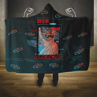 United States 250th Anniversary Hooded Blanket Statue Of Liberty Cyberpunk Style - Wonder Print Shop