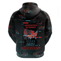 United States 250th Anniversary Hoodie Statue Of Liberty Cyberpunk Style - Wonder Print Shop