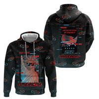 United States 250th Anniversary Hoodie Statue Of Liberty Cyberpunk Style - Wonder Print Shop