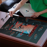United States 250th Anniversary Puzzle Statue Of Liberty Cyberpunk Style - Wonder Print Shop