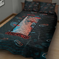 United States 250th Anniversary Quilt Bed Set Statue Of Liberty Cyberpunk Style - Wonder Print Shop