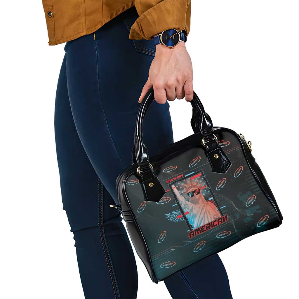 United States 250th Anniversary Shoulder Handbag Statue Of Liberty Cyberpunk Style - Wonder Print Shop
