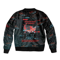 United States 250th Anniversary Sleeve Zip Bomber Jacket Statue Of Liberty Cyberpunk Style - Wonder Print Shop