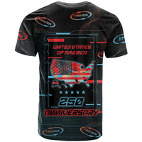 United States 250th Anniversary T Shirt Statue Of Liberty Cyberpunk Style - Wonder Print Shop