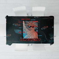 United States 250th Anniversary Tablecloth Statue Of Liberty Cyberpunk Style - Wonder Print Shop