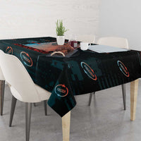 United States 250th Anniversary Tablecloth Statue Of Liberty Cyberpunk Style - Wonder Print Shop