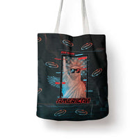 United States 250th Anniversary Tote Bag Statue Of Liberty Cyberpunk Style - Wonder Print Shop