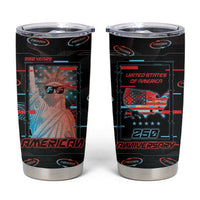 United States 250th Anniversary Tumbler Cup Statue Of Liberty Cyberpunk Style - Wonder Print Shop