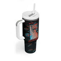 United States 250th Anniversary Tumbler With Handle Statue Of Liberty Cyberpunk Style - Wonder Print Shop