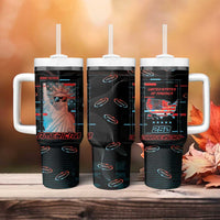 United States 250th Anniversary Tumbler With Handle Statue Of Liberty Cyberpunk Style - Wonder Print Shop