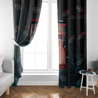United States 250th Anniversary Window Curtain Statue Of Liberty Cyberpunk Style - Wonder Print Shop