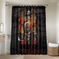 Indian Motorcycle Bathroom Set Live To Ride Skull Biker Native American - Wonder Print Shop