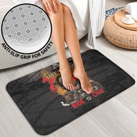 Indian Motorcycle Bathroom Set Live To Ride Skull Biker Native American - Wonder Print Shop