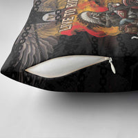 Indian Motorcycle Pillow Cover Live To Ride Skull Biker Native American - Wonder Print Shop