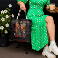 Indian Motorcycle Tote Bag Live To Ride Skull Biker Native American - Wonder Print Shop