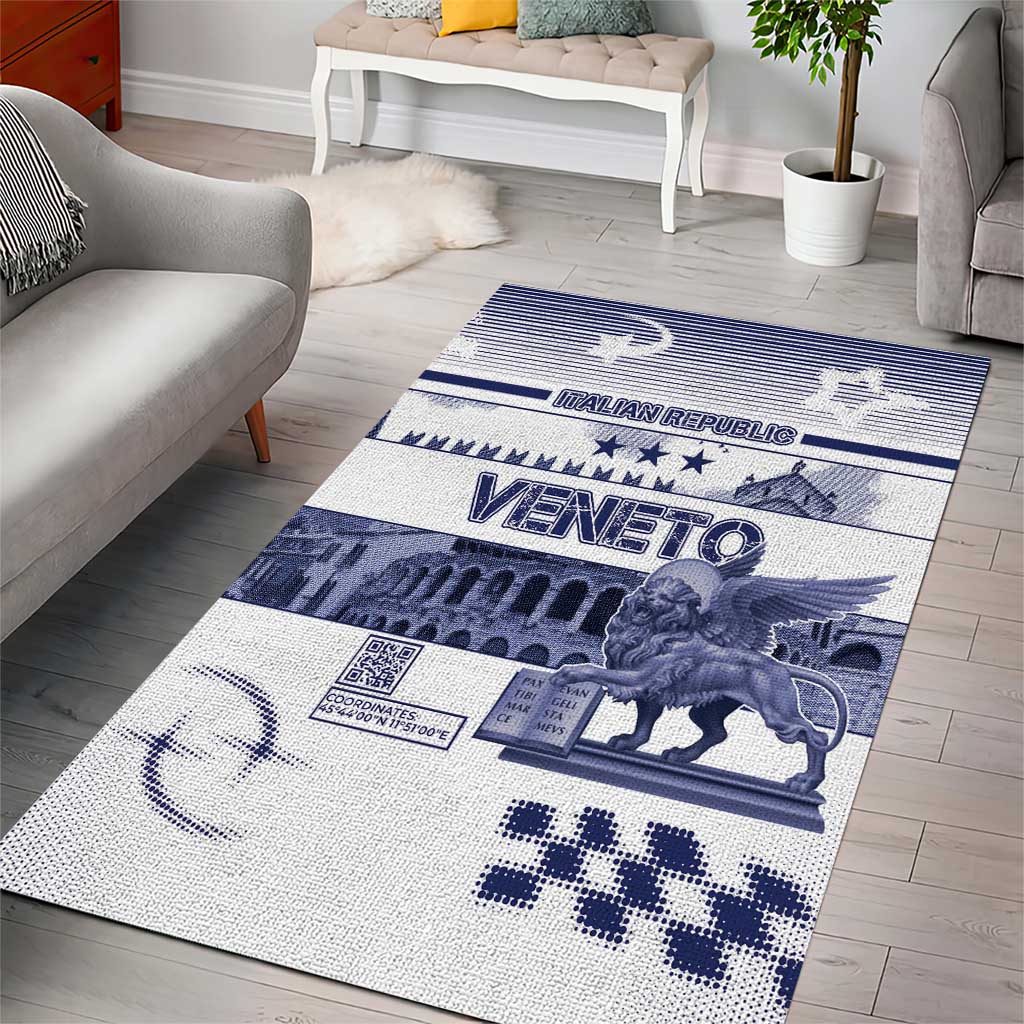 Italy Veneto Area Rug Lion Saint Mark Of Venetian Republic - Wonder Print Shop