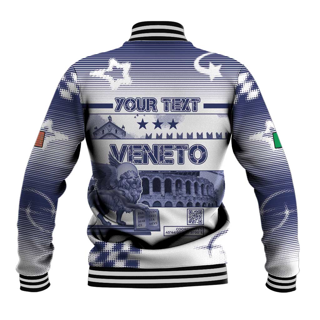 Personalized Italy Veneto Baseball Jacket Lion Saint Mark Of Venetian Republic - Wonder Print Shop