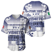 Personalized Italy Veneto Baseball Jersey Lion Saint Mark Of Venetian Republic - Wonder Print Shop