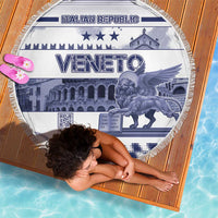 Italy Veneto Beach Blanket Lion Saint Mark Of Venetian Republic - Wonder Print Shop