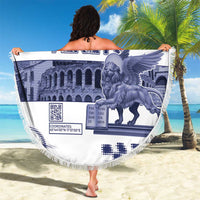 Italy Veneto Beach Blanket Lion Saint Mark Of Venetian Republic - Wonder Print Shop