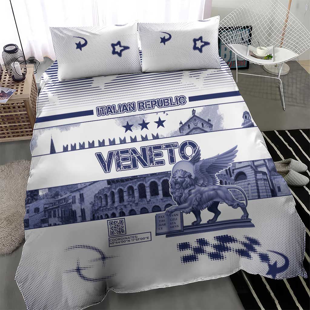 Italy Veneto Bedding Set Lion Saint Mark Of Venetian Republic - Wonder Print Shop