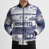 Personalized Italy Veneto Bomber Puffer Jacket Lion Saint Mark Of Venetian Republic - Wonder Print Shop
