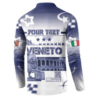 Personalized Italy Veneto Button Sweatshirt Lion Saint Mark Of Venetian Republic - Wonder Print Shop