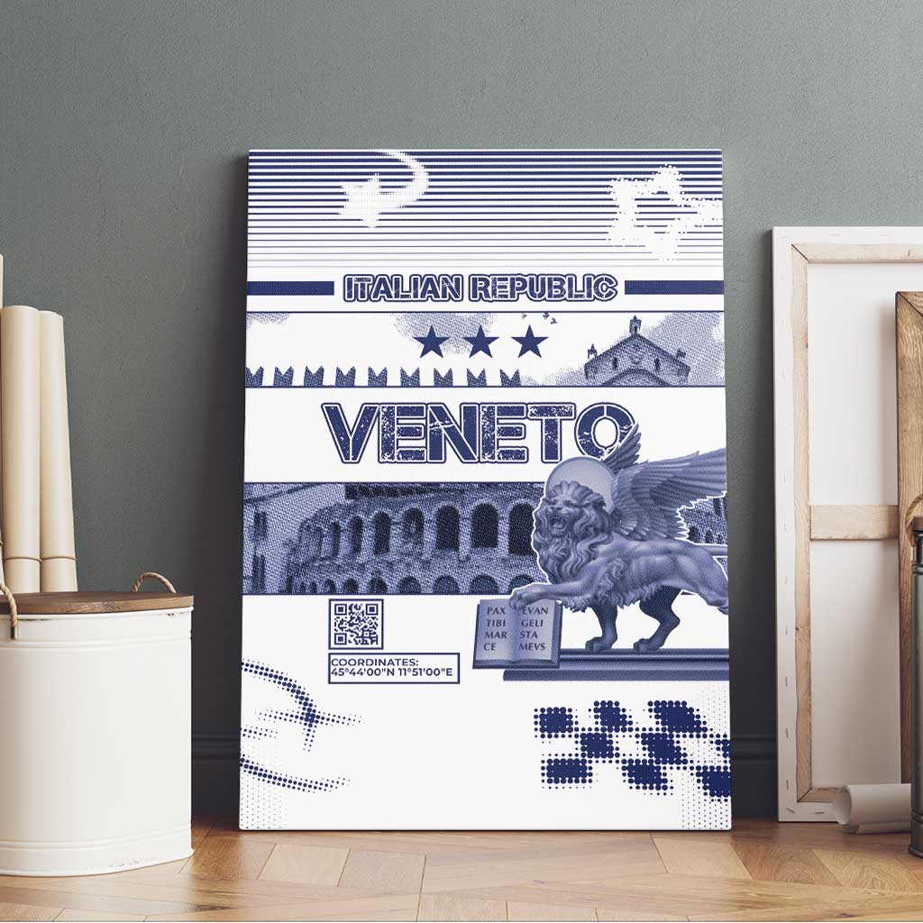 Italy Veneto Canvas Wall Art Lion Saint Mark Of Venetian Republic - Wonder Print Shop