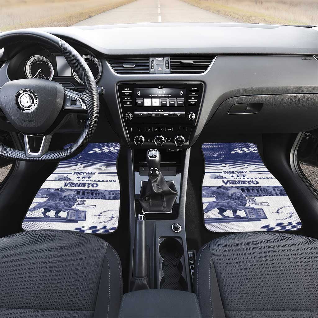 Personalized Italy Veneto Car Mats Lion Saint Mark Of Venetian Republic - Wonder Print Shop