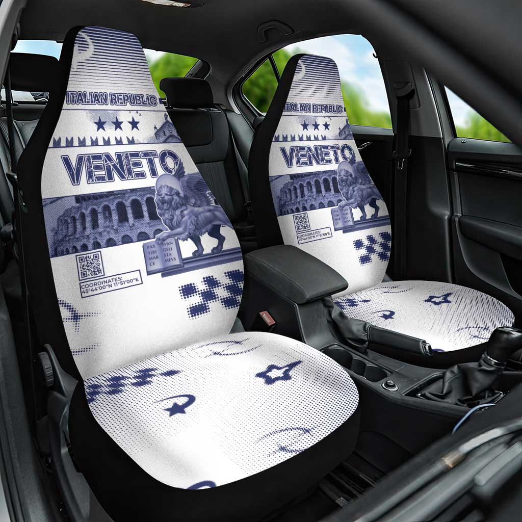 Italy Veneto Car Seat Cover Lion Saint Mark Of Venetian Republic - Wonder Print Shop