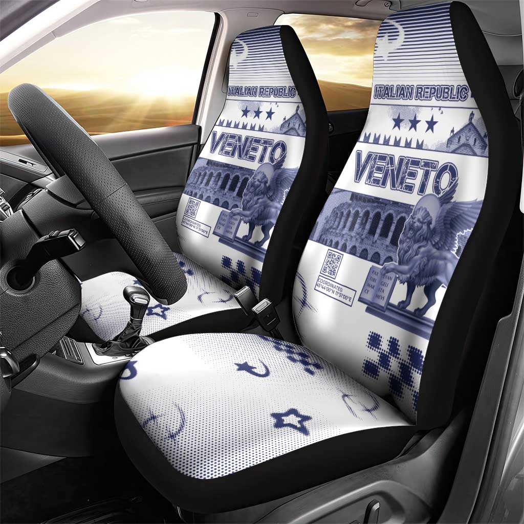 Italy Veneto Car Seat Cover Lion Saint Mark Of Venetian Republic - Wonder Print Shop