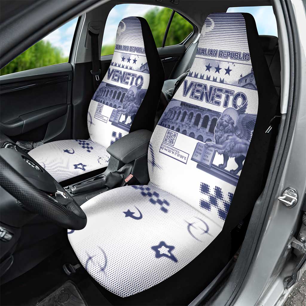 Italy Veneto Car Seat Cover Lion Saint Mark Of Venetian Republic - Wonder Print Shop