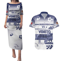 Personalized Italy Veneto Couples Matching Puletasi and Hawaiian Shirt Lion Saint Mark Of Venetian Republic - Wonder Print Shop
