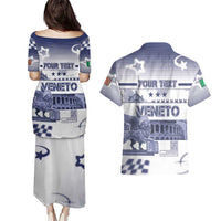 Personalized Italy Veneto Couples Matching Puletasi and Hawaiian Shirt Lion Saint Mark Of Venetian Republic - Wonder Print Shop