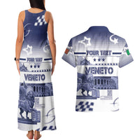 Personalized Italy Veneto Couples Matching Tank Maxi Dress and Hawaiian Shirt Lion Saint Mark Of Venetian Republic - Wonder Print Shop