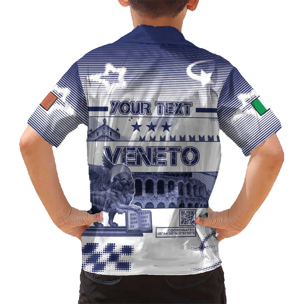 Personalized Italy Veneto Family Matching Tank Maxi Dress and Hawaiian Shirt Lion Saint Mark Of Venetian Republic - Wonder Print Shop