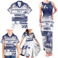Personalized Italy Veneto Family Matching Tank Maxi Dress and Hawaiian Shirt Lion Saint Mark Of Venetian Republic - Wonder Print Shop